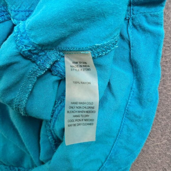 Soft Surroundings Women L Pintuck Tunic Roll Tab Sleeve Blouse - Picture 8 of 11